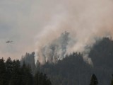 Handout photo of fire supression at Happy Camp Complex fire in the Klamath National Forest